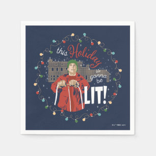 Serviette En Papier Vacances de Noël   Ce jour férié va être illuminé