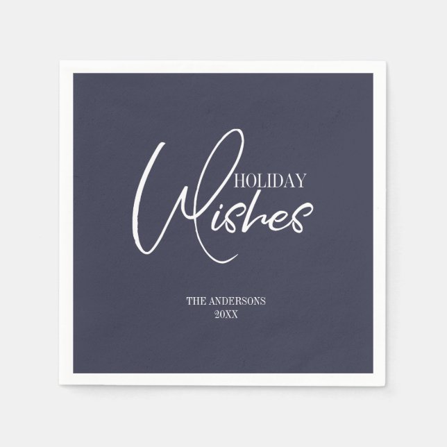 Serviette En Papier Vacances Noël Papier Napkin (Devant)