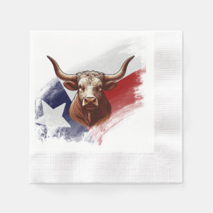 Serviette En Papier Vache longhorne du Texas