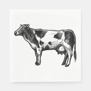 Serviette En Papier Vache Lover Pays Vie Agricole Vaches Mariages