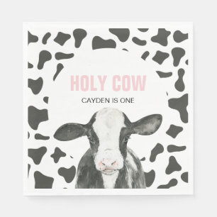 Serviette En Papier Vache sacrée, je suis une vache à l'occasion de mo