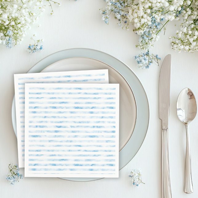 Serviette En Papier Vague bleue marine (Créateur téléchargé)