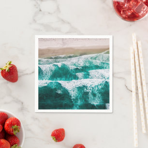 Serviette En Papier Vagues