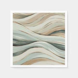 Serviette En Papier Vagues fantastiques