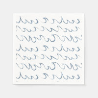 Vagues minimes Abstrait main tiré Scandi Motif