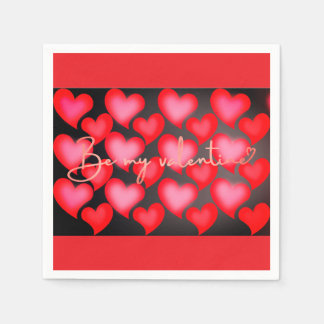 Serviette En Papier Valentine Heart Mug