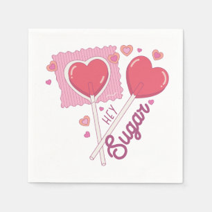 Serviette En Papier Valentine Hey Sugar