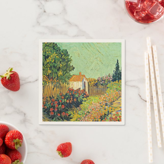 Serviette En Papier Van Gogh - Paysage, 1925-1928 (En situation)