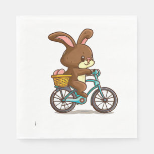 Serviette En Papier Vélo Brown Rabbit