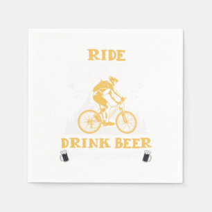 Serviette En Papier Vélos de randonnée Boire Bière Vélos de montagne C