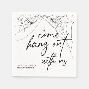 Serviette En Papier Venez Accrocher avec nous Halloween Party Napkins