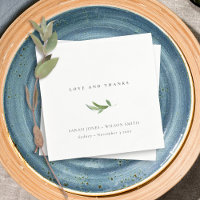 Verdure minimale du feuillage Merci Mariage