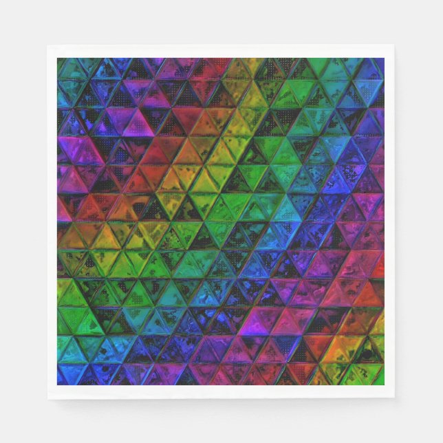 Serviette En Papier Verre de fierté (Devant)