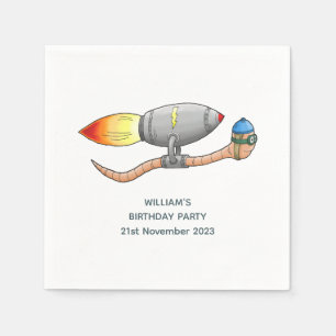 Serviette En Papier Vers à fusée rapide