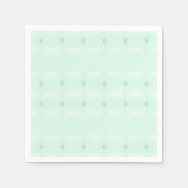 Serviette En Papier vert (Devant)