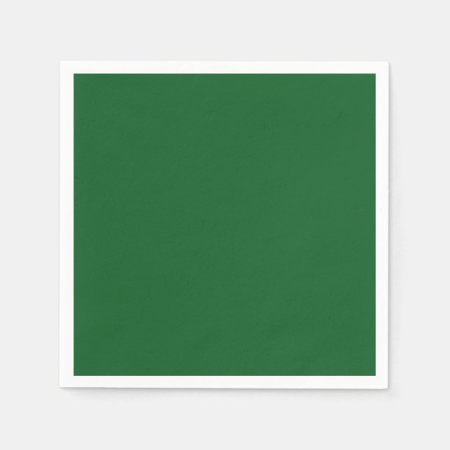 Serviette En Papier Vert classique (Devant)