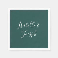 Vert Foncé | Napkins Mariage