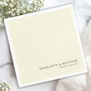 Serviette En Papier Vert limette moderne