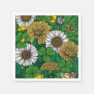Serviette En Papier Vert printemps