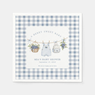 Serviette En Papier Vêtements de bébé Berry Sweet pour Baby Shower 