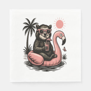 Serviette En Papier Vibes d'été Sloth