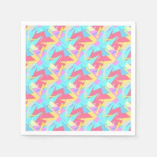 Serviette En Papier Vibes positives couleurs pastel Abstrait