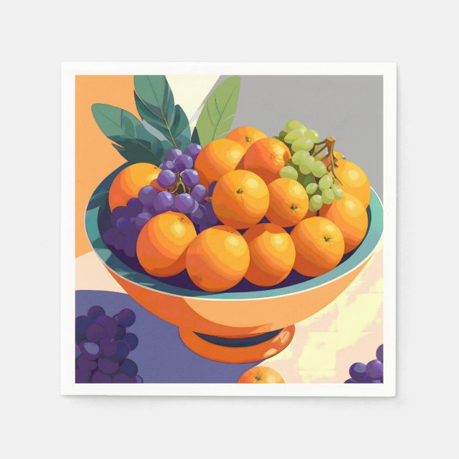 Serviette En Papier Vibin' avec vitamine C (Devant)