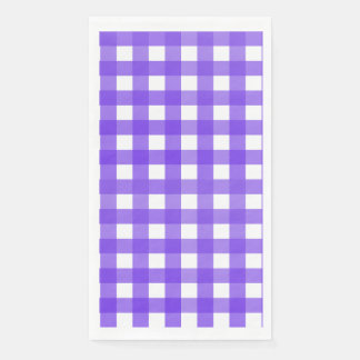 Serviette En Papier Vichy Lavande