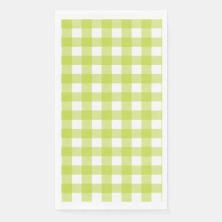 Serviette En Papier Vichy Vert pomme