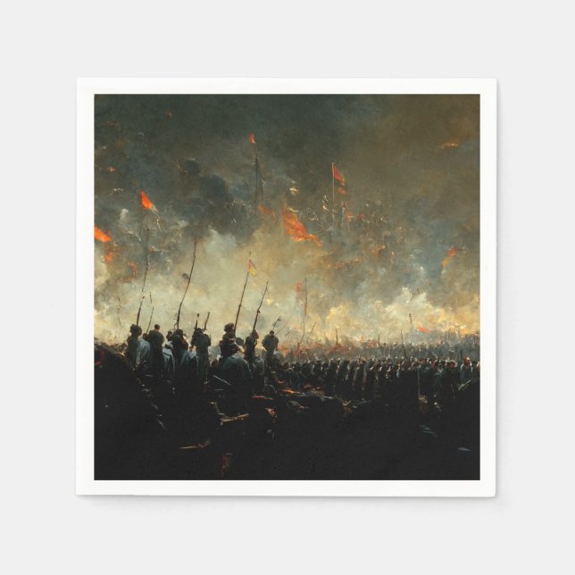 Serviette En Papier Victoire (Devant)