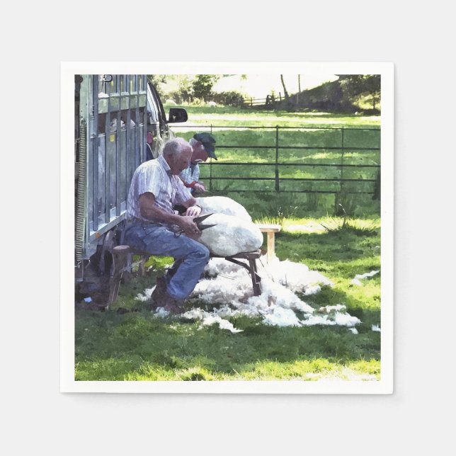 SERVIETTE EN PAPIER VIE AGRICOLE (Devant)