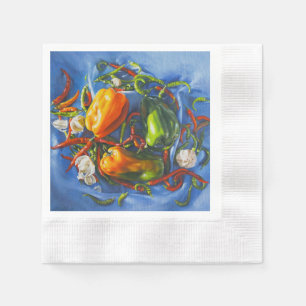 Serviette En Papier Vie épicée avec poivrons et ail