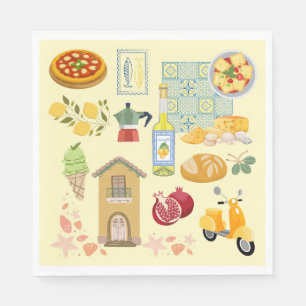 Serviette En Papier Vie rurale Italie
