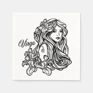 Serviette En Papier Vierge Zodiac