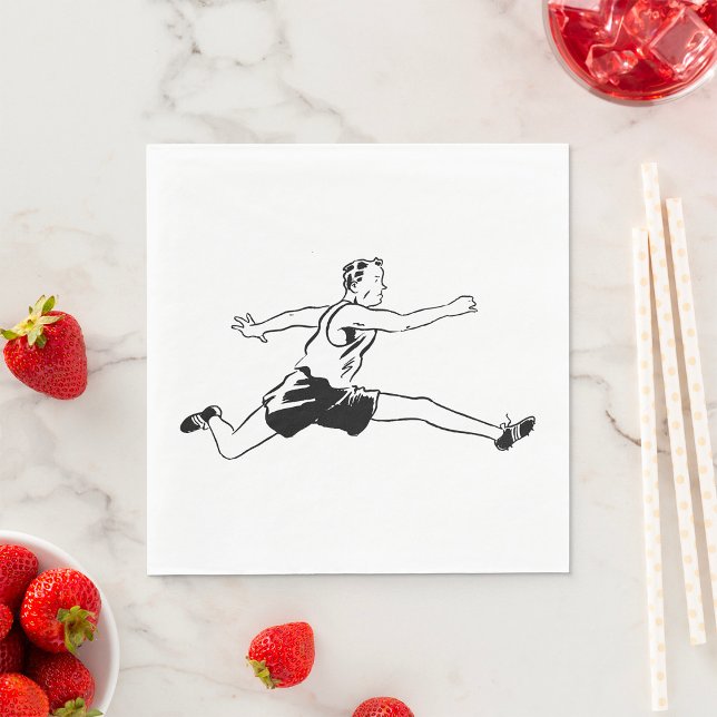 Serviette En Papier Vieux Jours Hurdler (Créateur téléchargé)