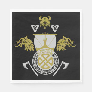 Serviette En Papier Viking Norsemen