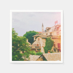 Serviette En Papier Ville de Mostar - Bosnie-Herzégovine