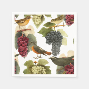 Serviette En Papier Vin sur vigne