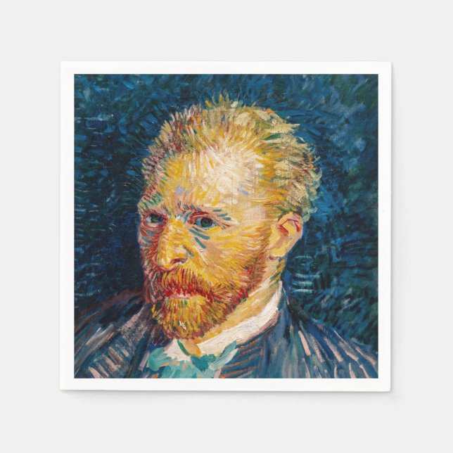 Serviette En Papier Vincent Van Gogh - Autoportrait (Devant)