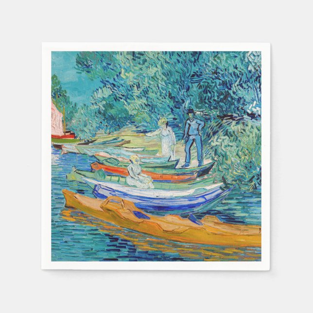 Serviette En Papier Vincent van Gogh - Banque de l'Oise à Auvers (Devant)