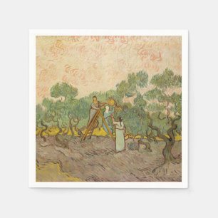 Serviette En Papier Vincent van Gogh - Femmes cueillette d'olives