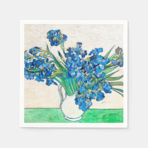 Serviette En Papier Vincent van Gogh IRISES ET serviettes de cocktails
