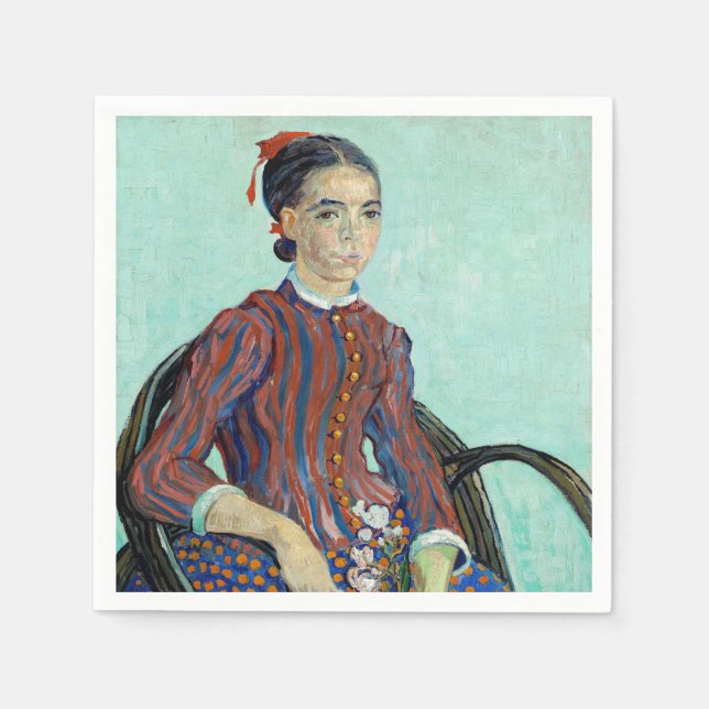 Serviette En Papier Vincent van Gogh - La Mousme (Devant)