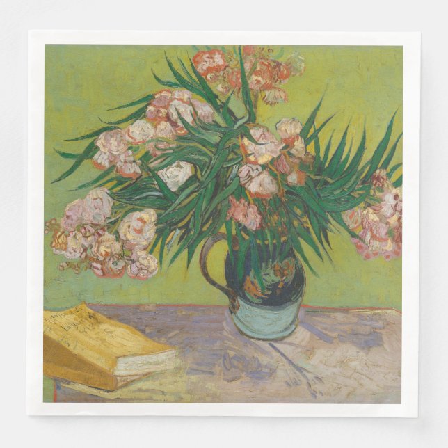 Serviette En Papier Vincent Van Gogh Oleander (Devant)