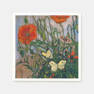 Serviette En Papier Vincent van Gogh - Papillons et papillons