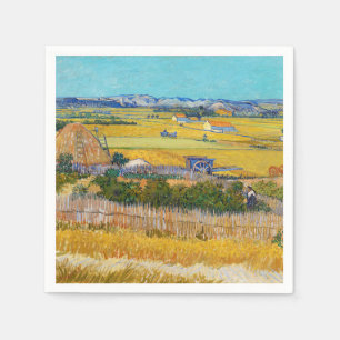Serviette En Papier Vincent van Gogh - Récolte à La Crau
