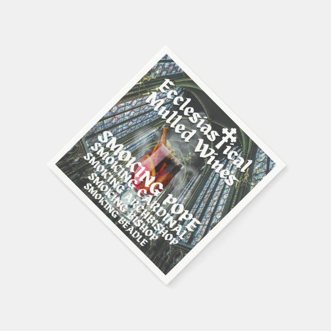 Serviette En Papier Vins Multiculés Ecclésiastiques, Moly Saint (Coin)