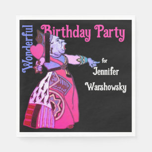 Serviette En Papier Vintage Alice au pays des merveilles Merveilleux a