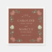 Vintage Art Nouveau Floral Mariage