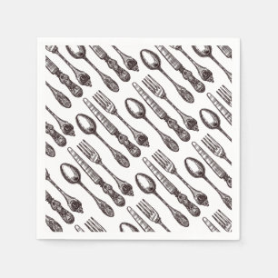 Serviette En Papier Vintage Artisan Ornate Artisan Classic Foodie